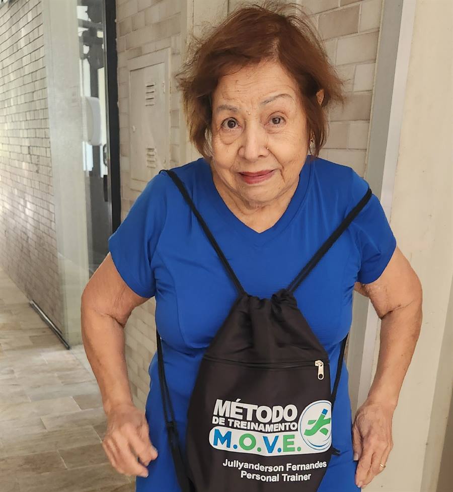 Vera Nara, 90 anos, aluna presencial do Rio de Janeiro